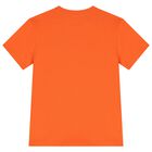 Boys Orange Logo T-Shirt, 1, hi-res