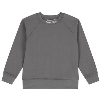 Boys Grey Logo Sweatshirt