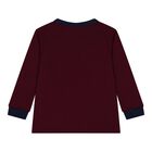 بدلة رياضية للأولاد باللونين الأحمر والبيج, 1, hi-res