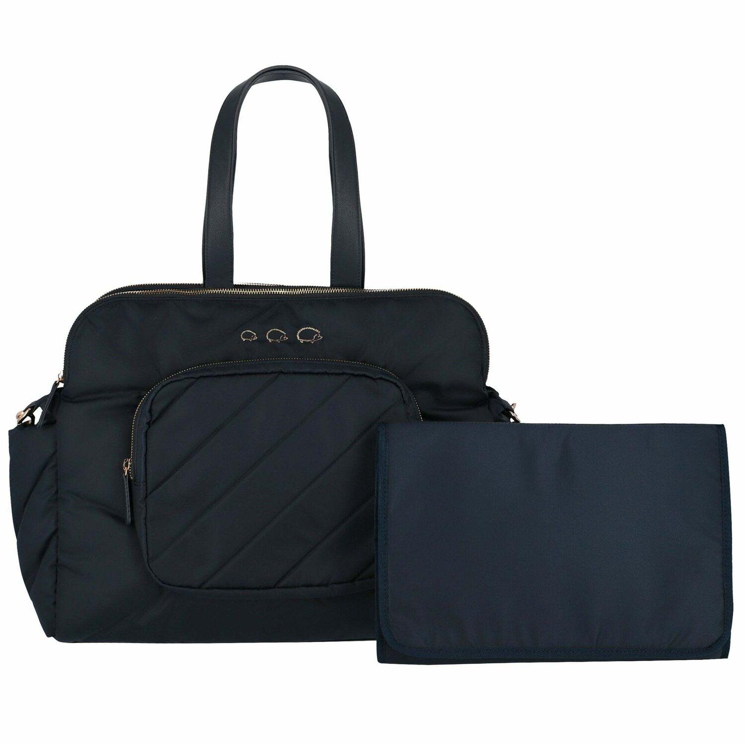 Navy Logo Baby Changing Bag, 1, hi-res