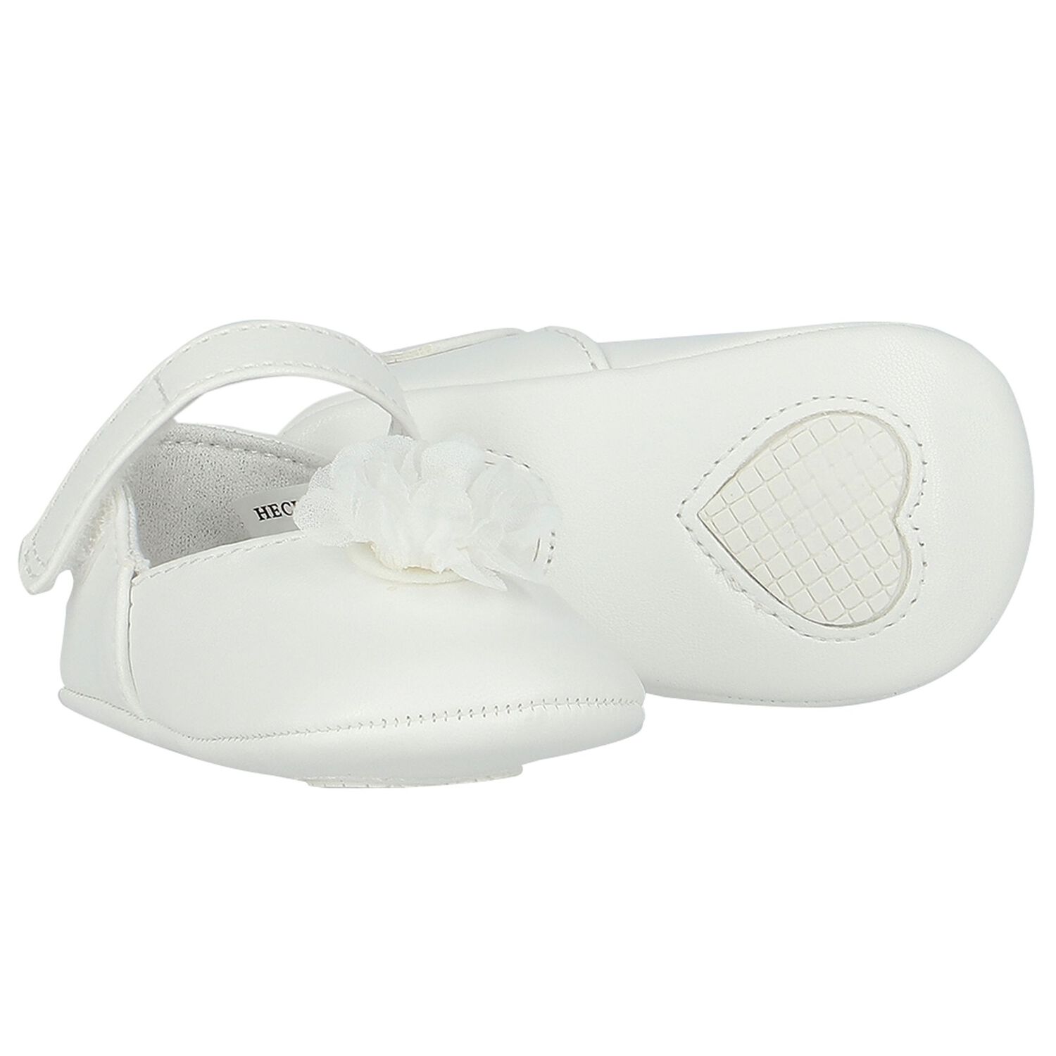 Baby Girls White Pre Walker Shoes, 1, hi-res