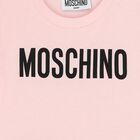 Younger Girls Pink Logo Dress , 1, hi-res