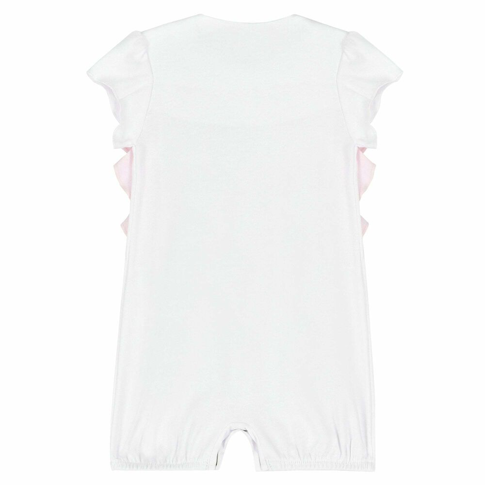 Sofija Baby Girls White Printed Romper Junior Couture UAE