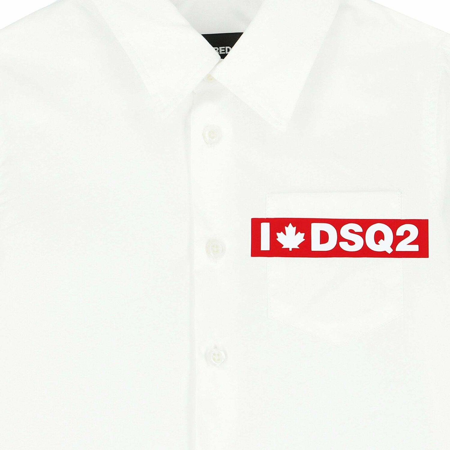 Boys White Logo Shirt, 1, hi-res image number null
