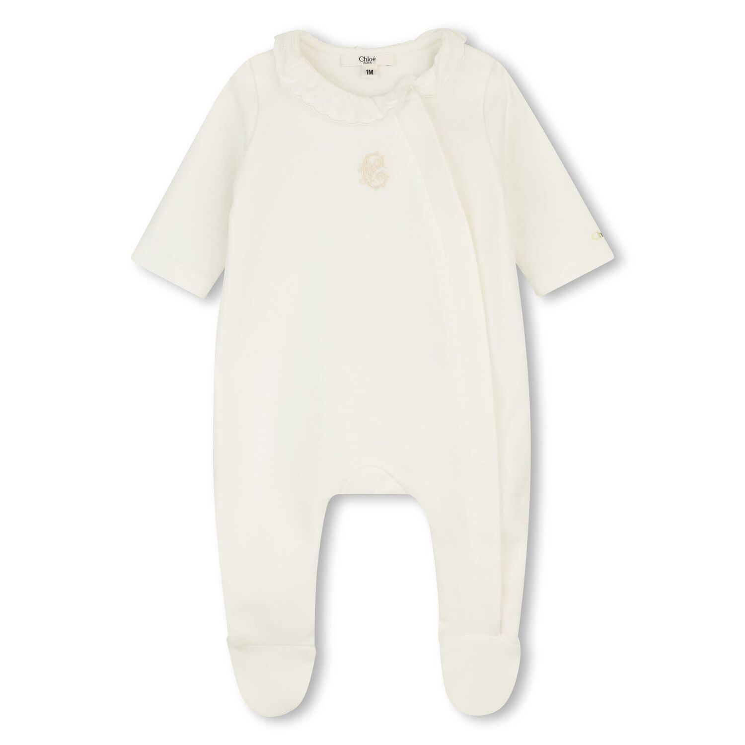 Baby Girls Ivory Logo Babygrow Gift Set, 1, hi-res