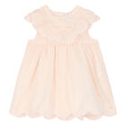 Younger Girls Pink Embroidered Dress, 1, hi-res