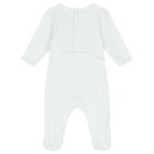 أفرول بطبعة باللون الأبيض والكحلي ( قطعتين), 1, hi-res