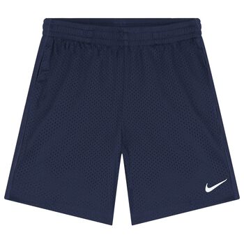 Boys Navy Blue Logo Shorts