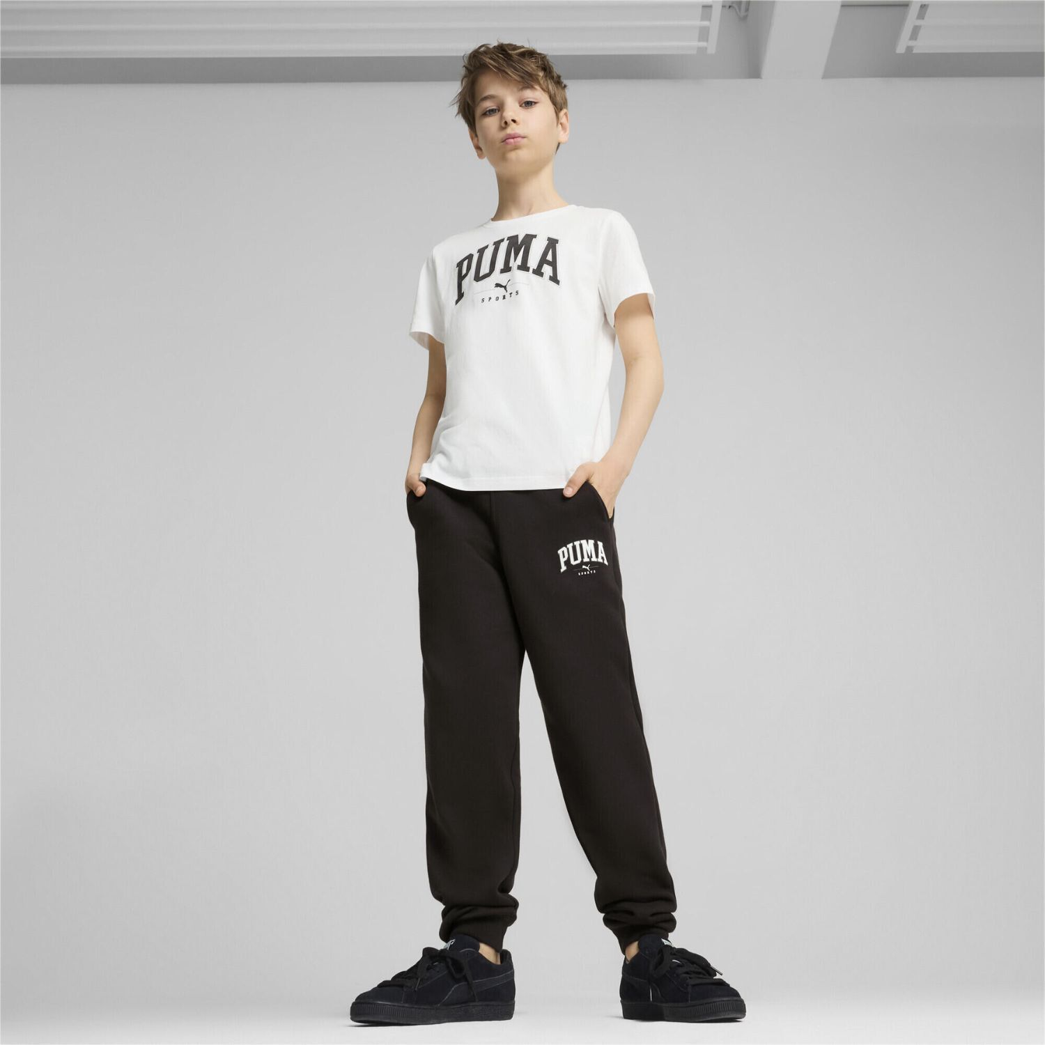 Black puma joggers junior 2025