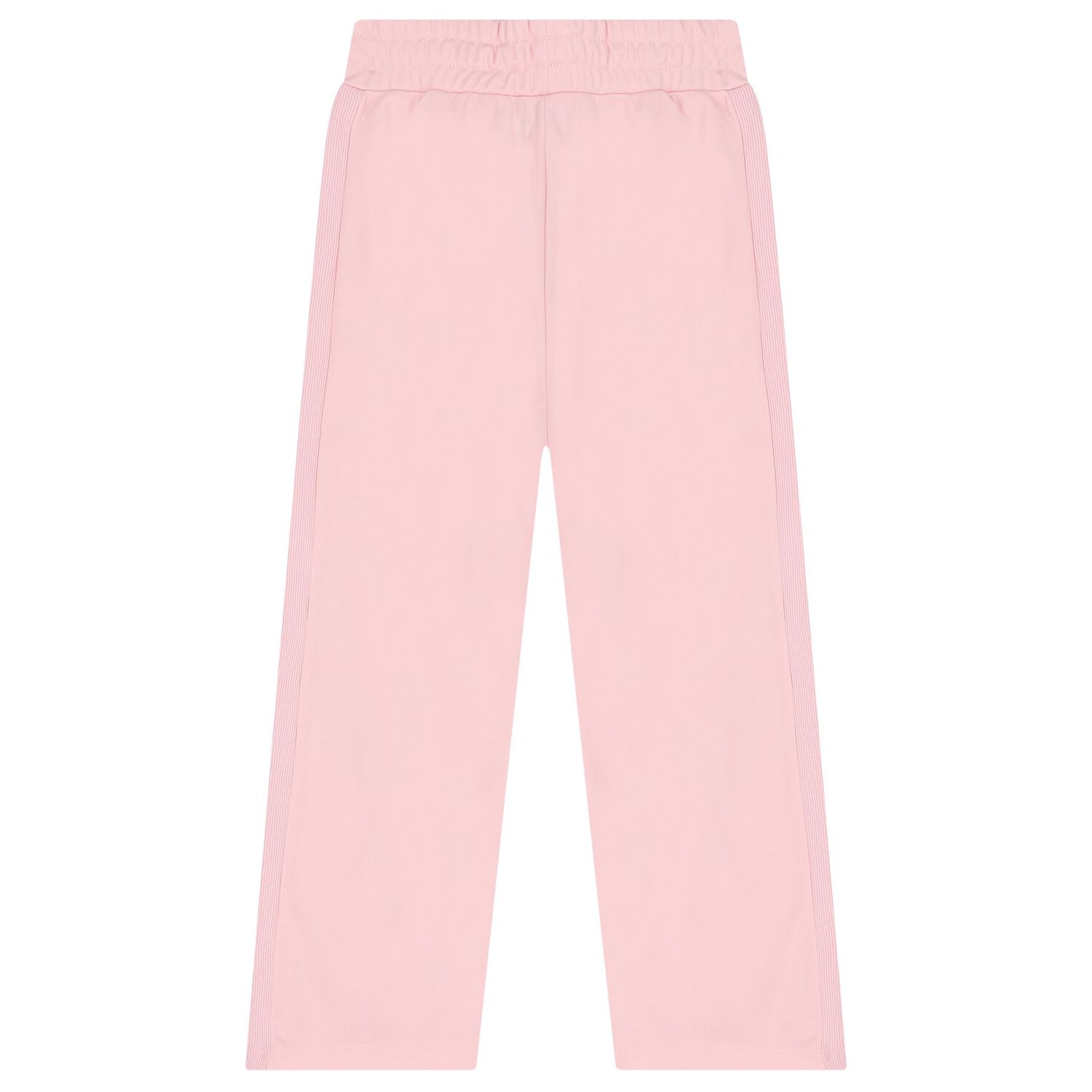 Girls Pink Bokeh Flower Logo Trousers, 1, hi-res