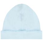 Baby Boys White & Blue Embroidered Babygrow Set, 1, hi-res