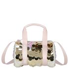 Girls Pink & Gold Sequin Bag, 1, hi-res