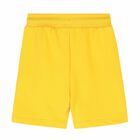 Boys Yellow Logo Shorts, 1, hi-res