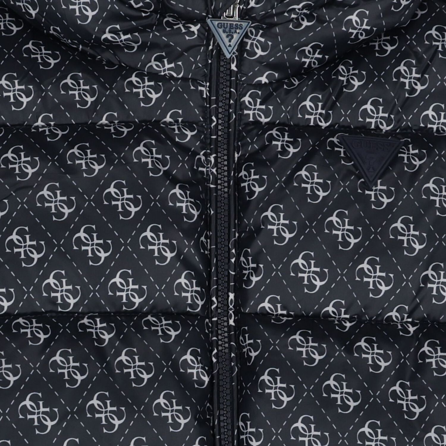 جاكيت مبطن بشعار أزرق داكن للأولاد, 2, hi-res image number null