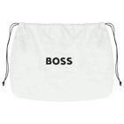 Boys Beige Canvas Backpack, 1, hi-res