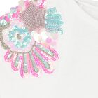 تيشيرت بالترتر باللون الأبيض للبنات, 1, hi-res