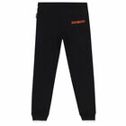 Boys Black Logo Joggers, 1, hi-res