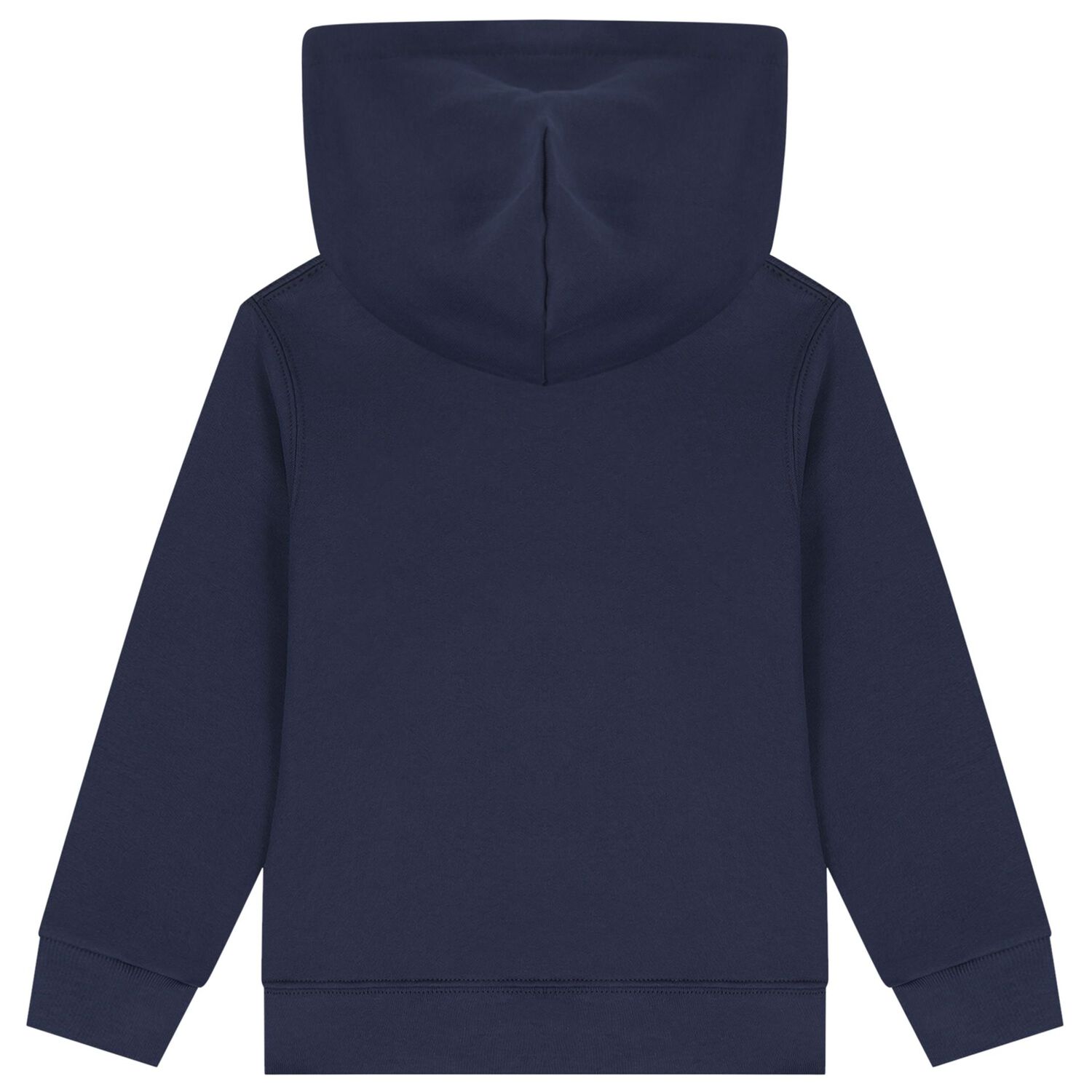 Boys Navy Blue Polo Bear Hooded Top, 1, hi-res