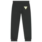 بدلة رياضية رمادية بشعار للأولاد, 4, hi-res