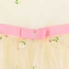 Girls Ivory Embroidered Floral Dress, 1, hi-res