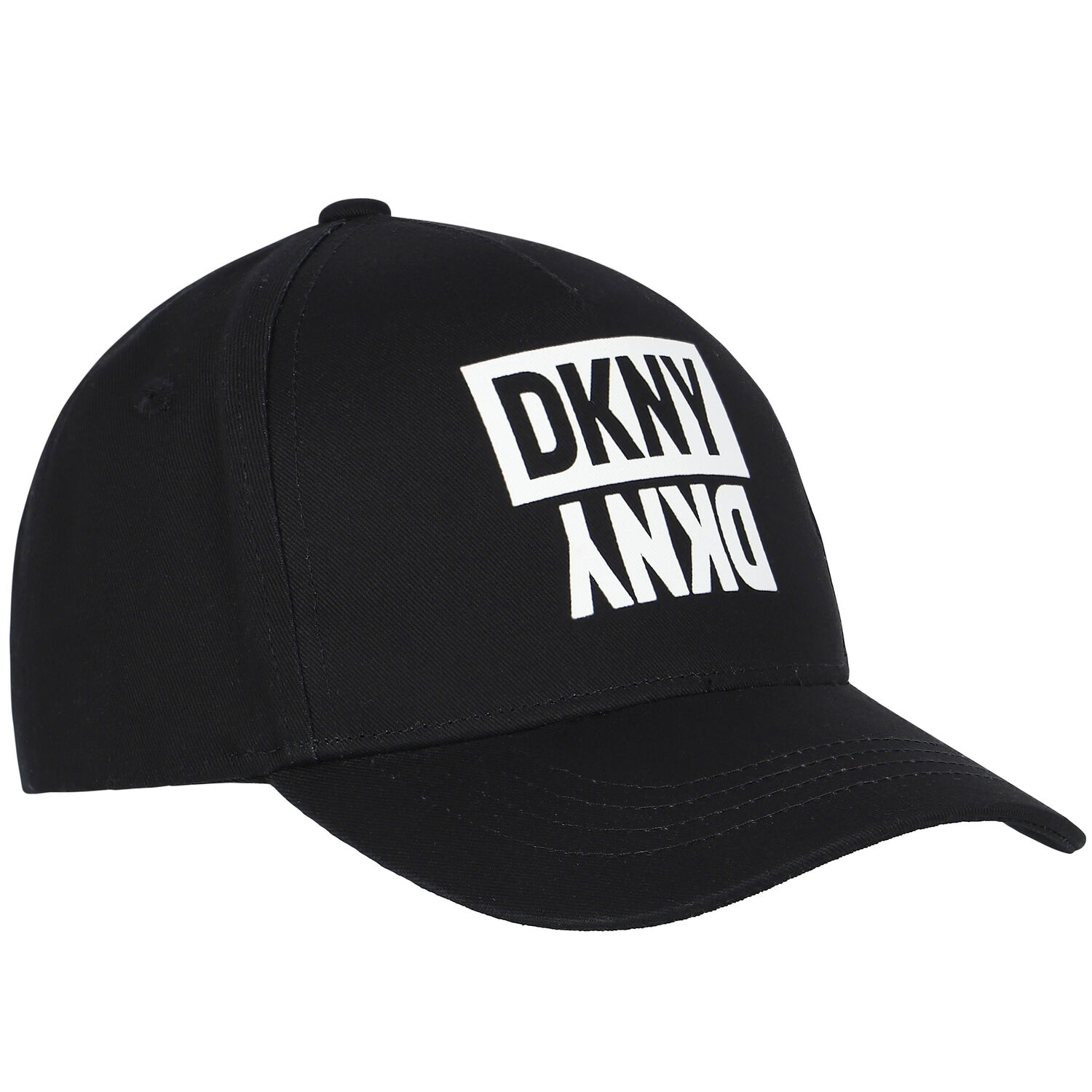 قبعة بالشعار باللون الأسود, 1, hi-res