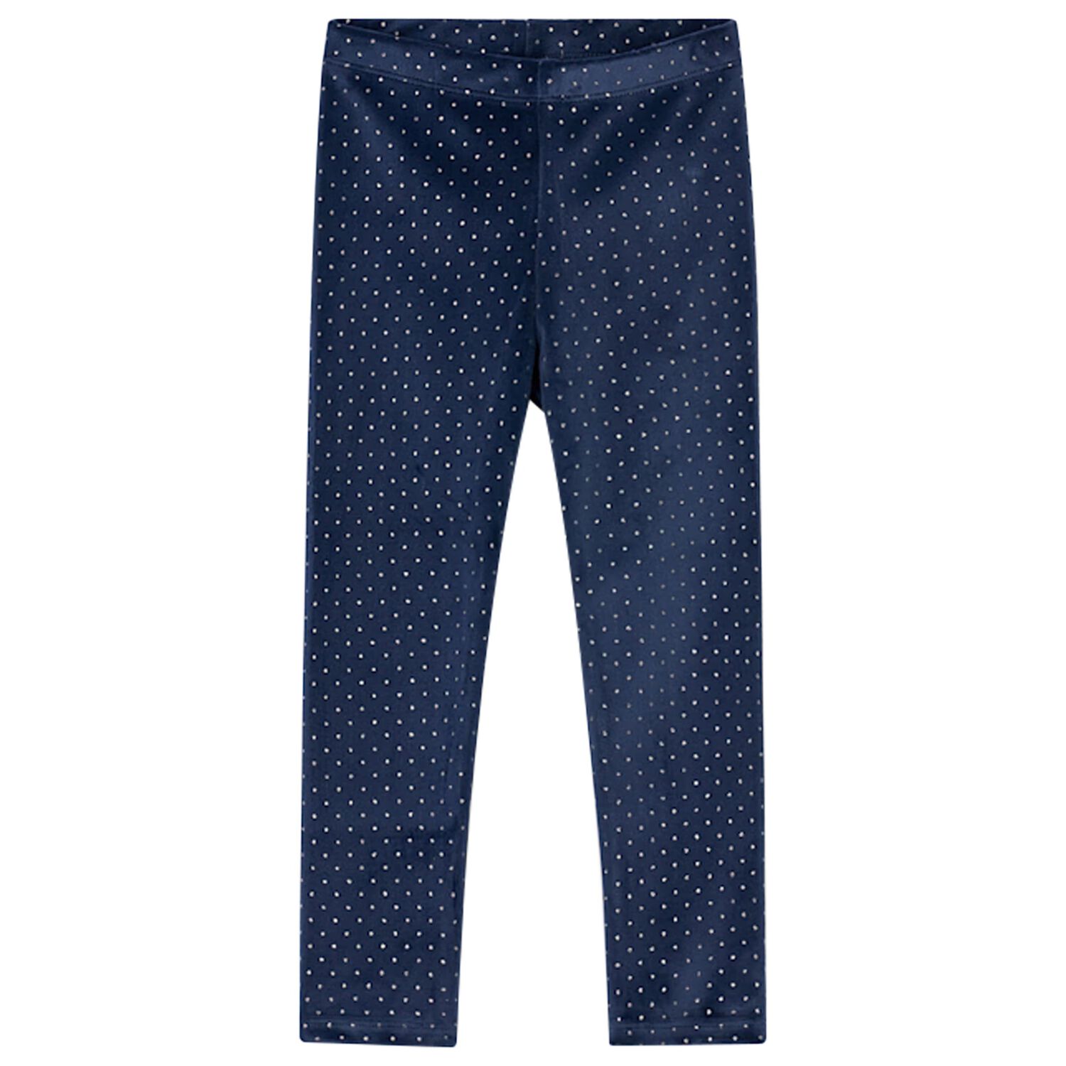 Girls Navy Blue Leggings, 1, hi-res