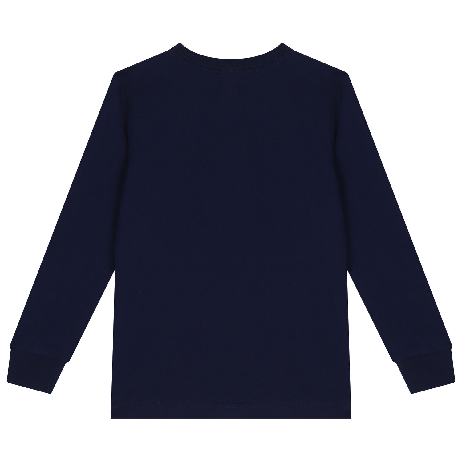 Boys Navy Blue Polo Bear Long Sleeve Top, 1, hi-res