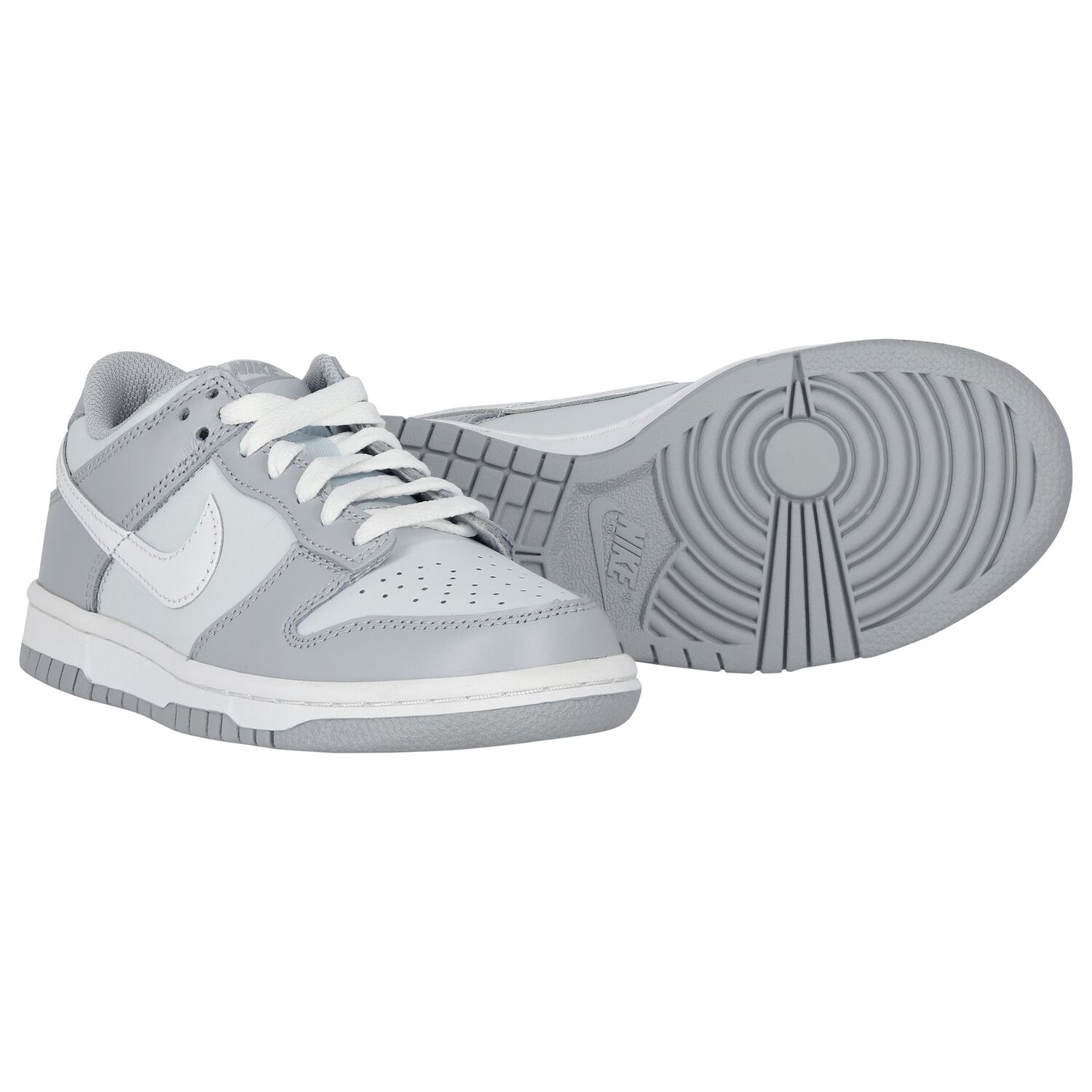 Grey & White Dunk Low Trainers, 1, hi-res image number null