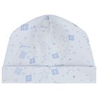 Blue Logo Baby Blanket & Hat Set, 2, hi-res