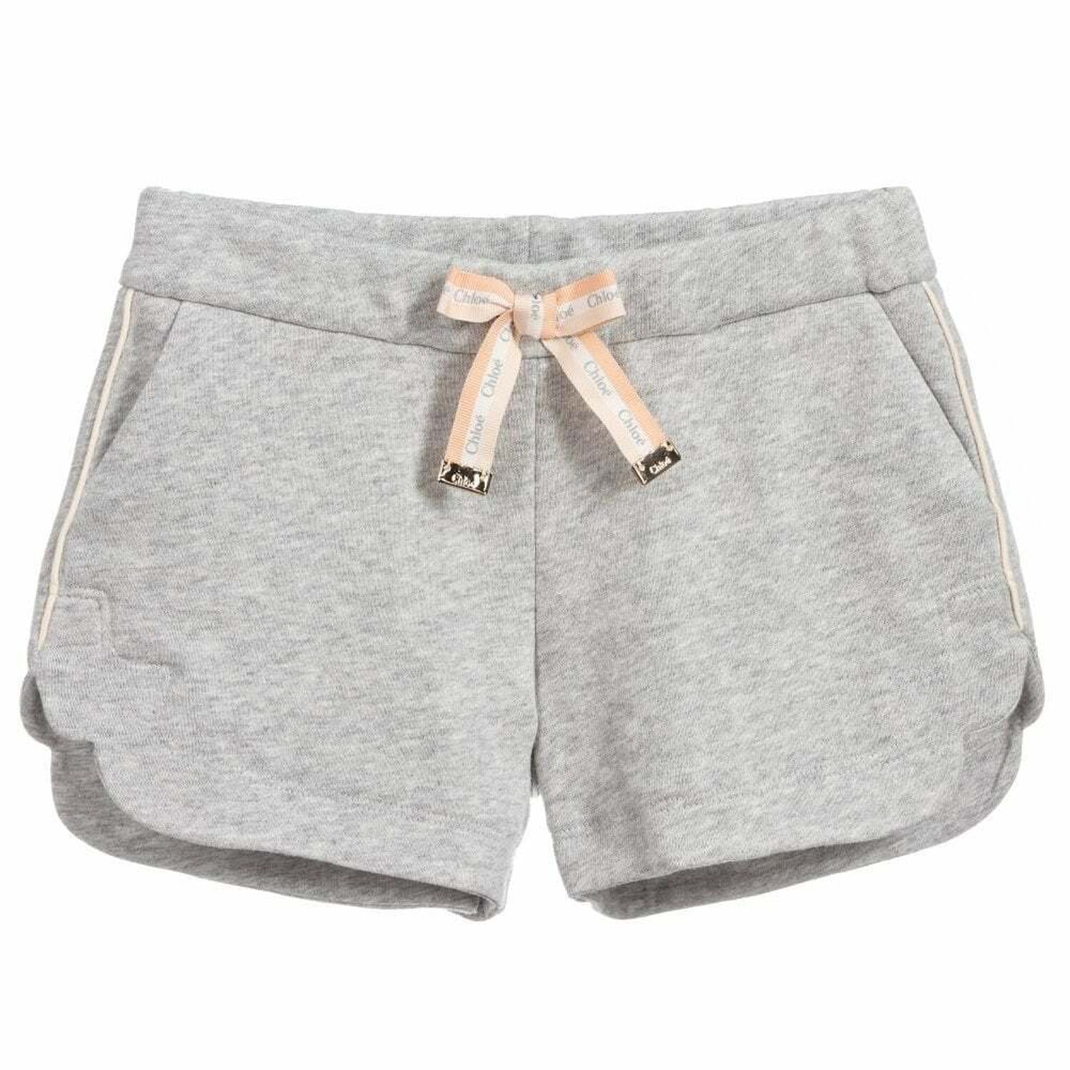 Girls Grey Jersey Shorts, 1, hi-res image number null