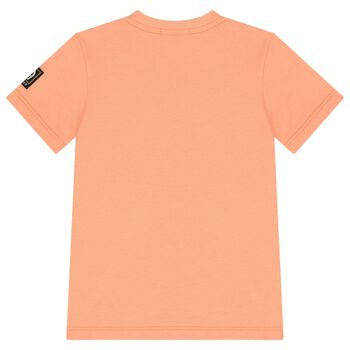Boys Orange Logo T-Shirt