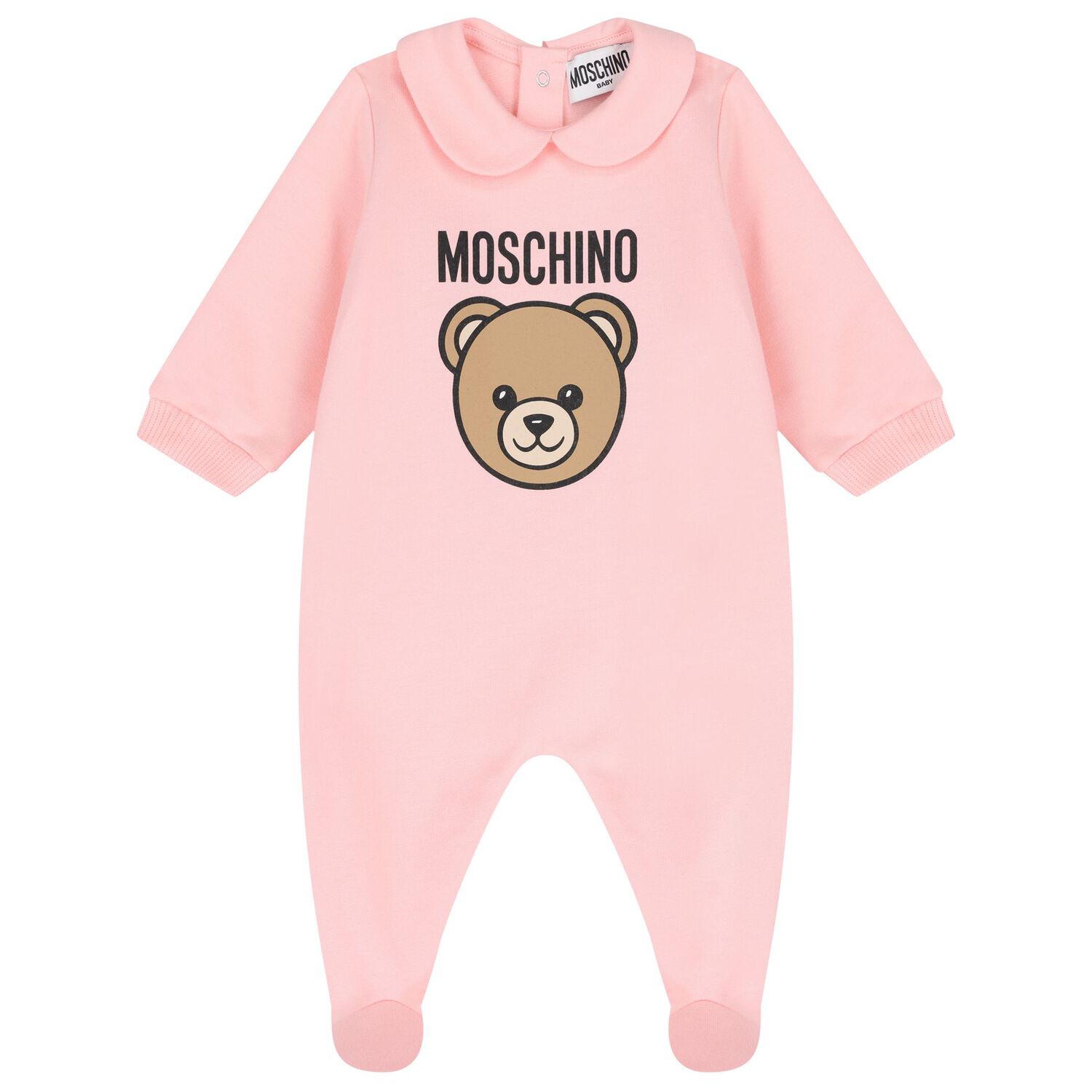Baby Girls Pink Teddy Bear Logo Babygrow Gift Set, 3, hi-res