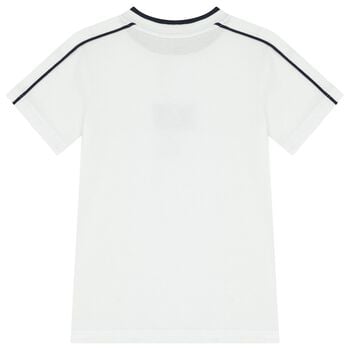 Boys White Logo T-Shirt