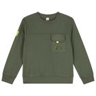 Boys Green Sweatshirt, 1, hi-res
