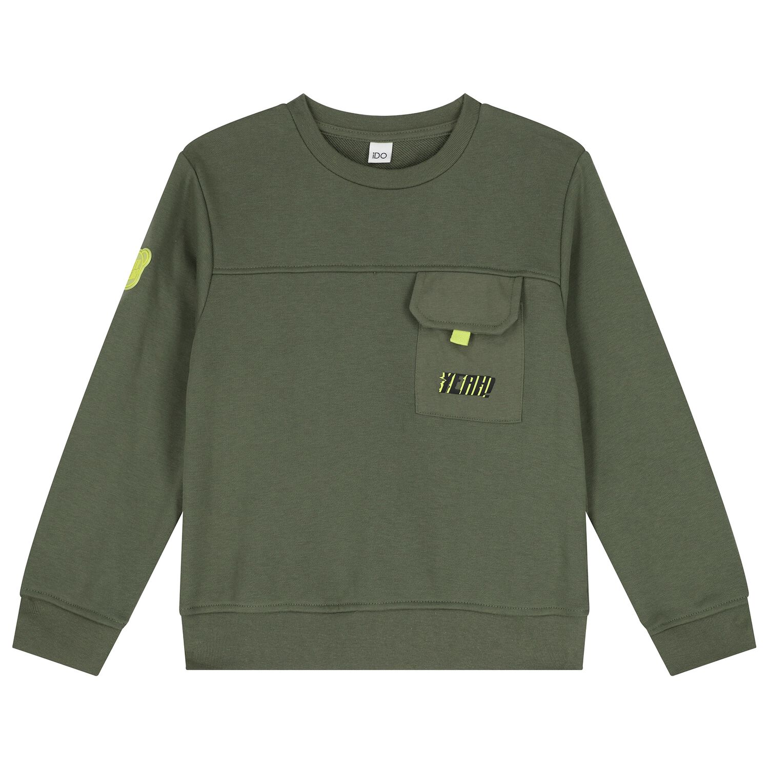 Boys Green Sweatshirt, 1, hi-res image number null