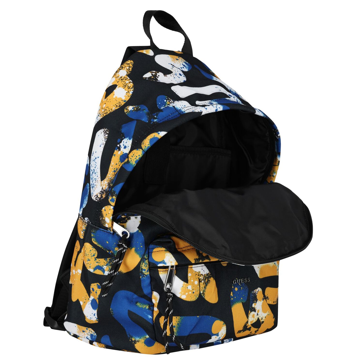Boys Black Logo Backpack, 3, hi-res image number null