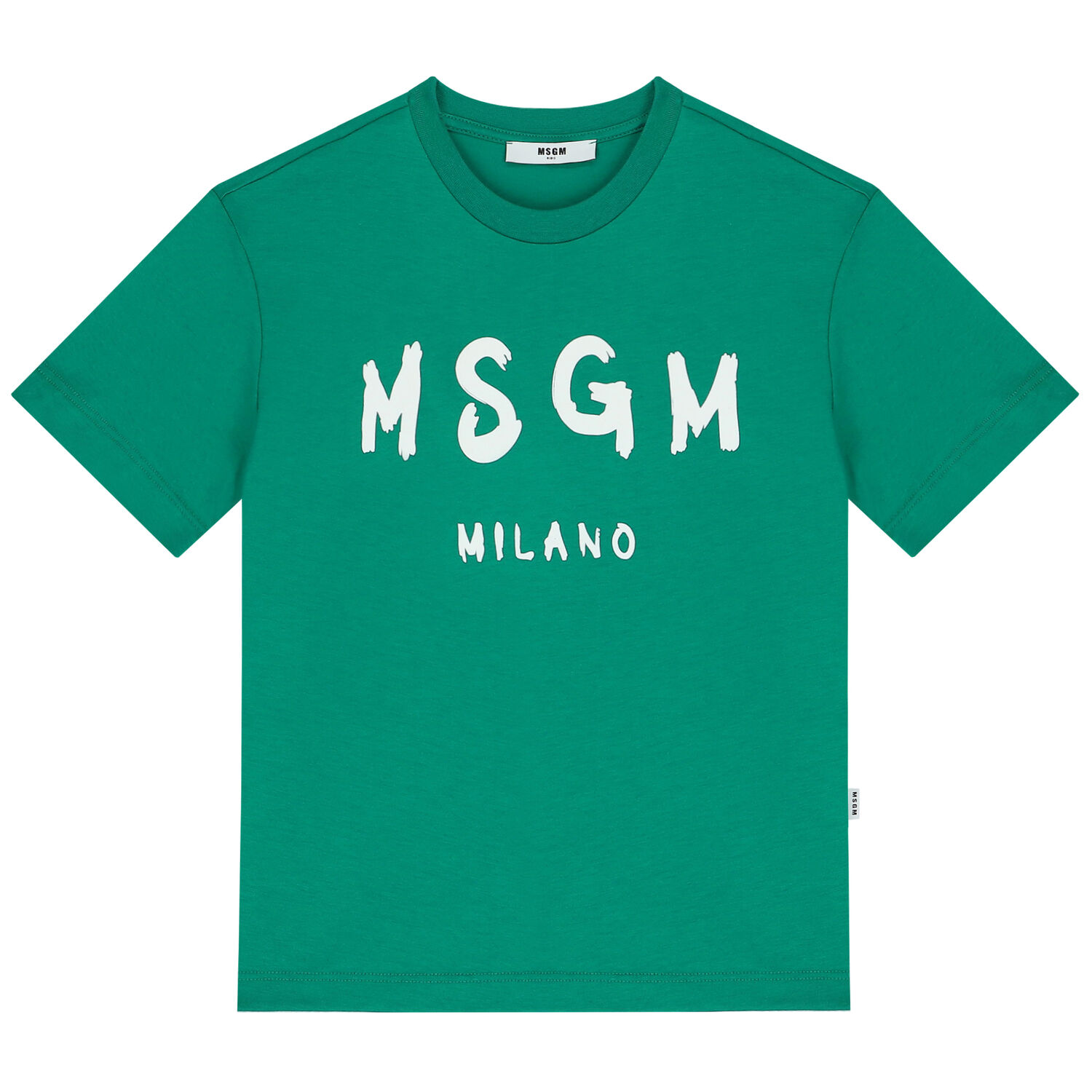 تيشيرت بالشعار باللون الاخضر والابيض, 3, hi-res