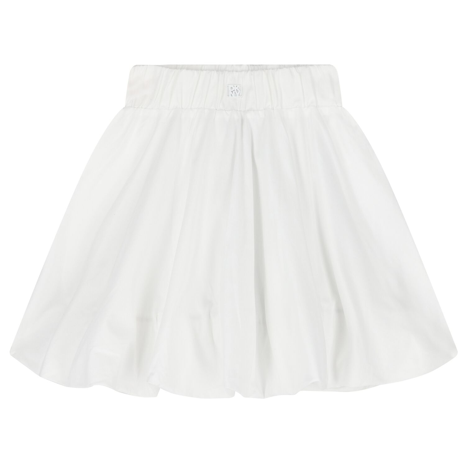 Girls White Logo Skirt, 1, hi-res