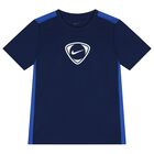 تيشيرت للأولاد أزرق اللون بشعار Dri-Fit, 1, hi-res