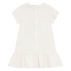 Younger Girls Ivory Crossbody Bag Dress, 1, hi-res