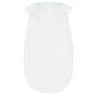 منشفة هودى بطبعة النجوم باللون الأبيض للأطفال , 1, hi-res