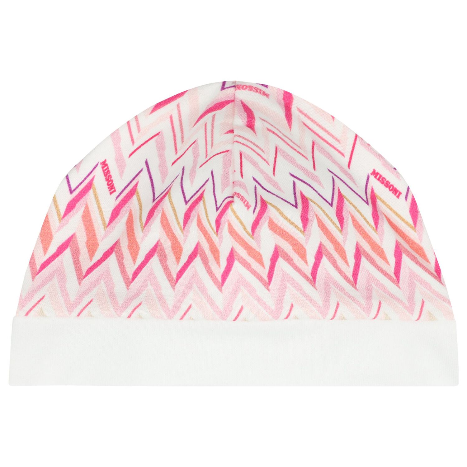 Baby Girls White & Pink Logo Zig Zag Babygrow Gift Set, 1, hi-res