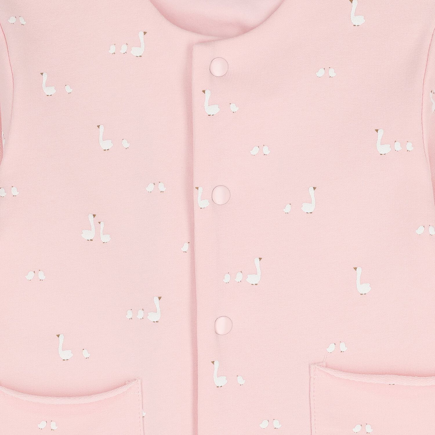 Baby Girls White & Pink Tracksuit Set ( 3 Piece ), 4, hi-res