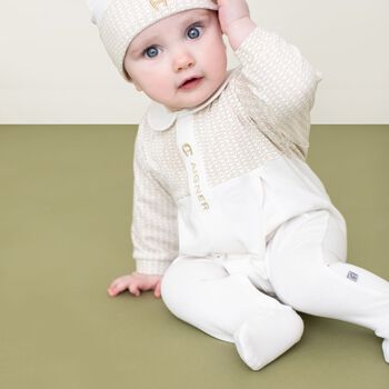 Ivory Logo Babygrow