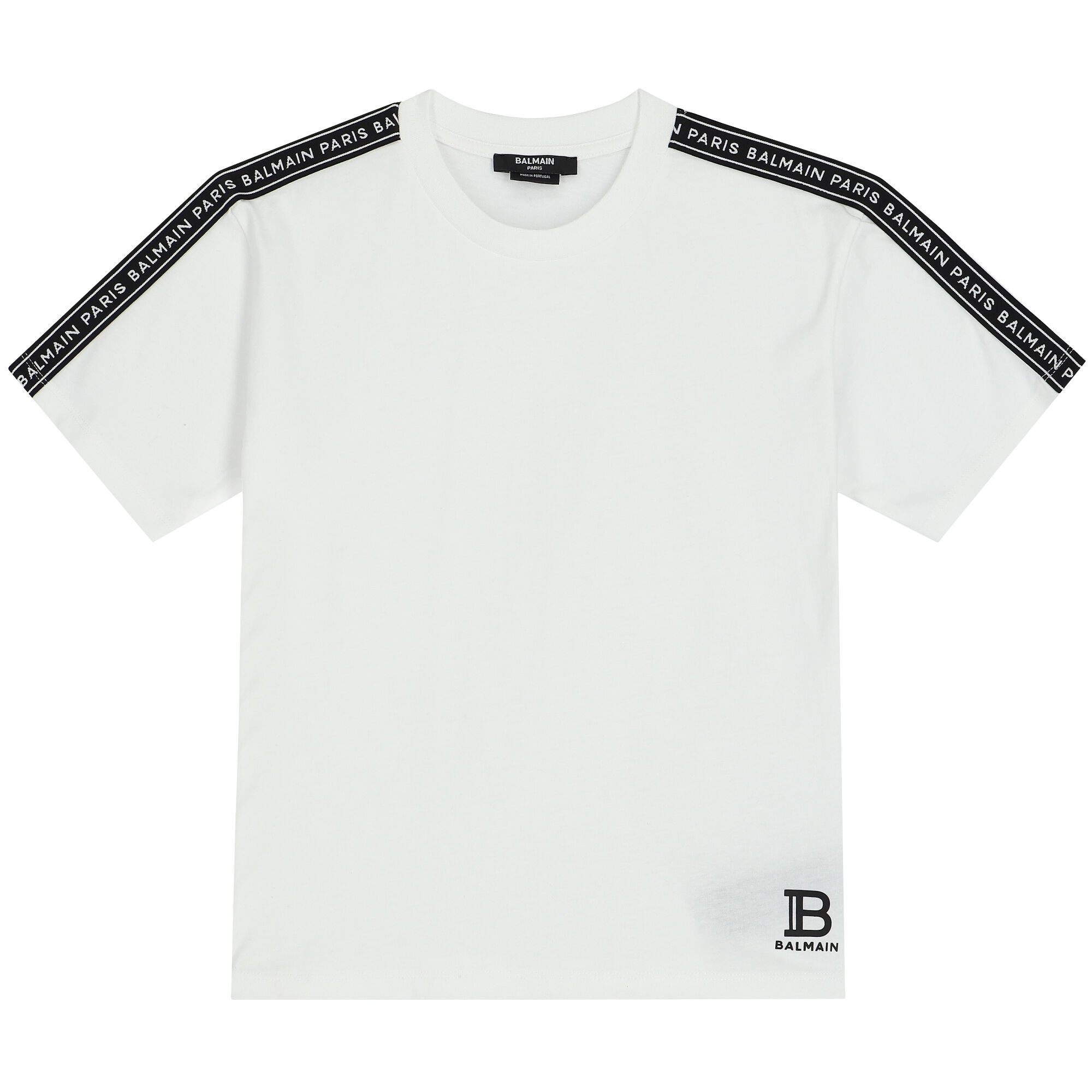 Balmain white t shirt new arrivals