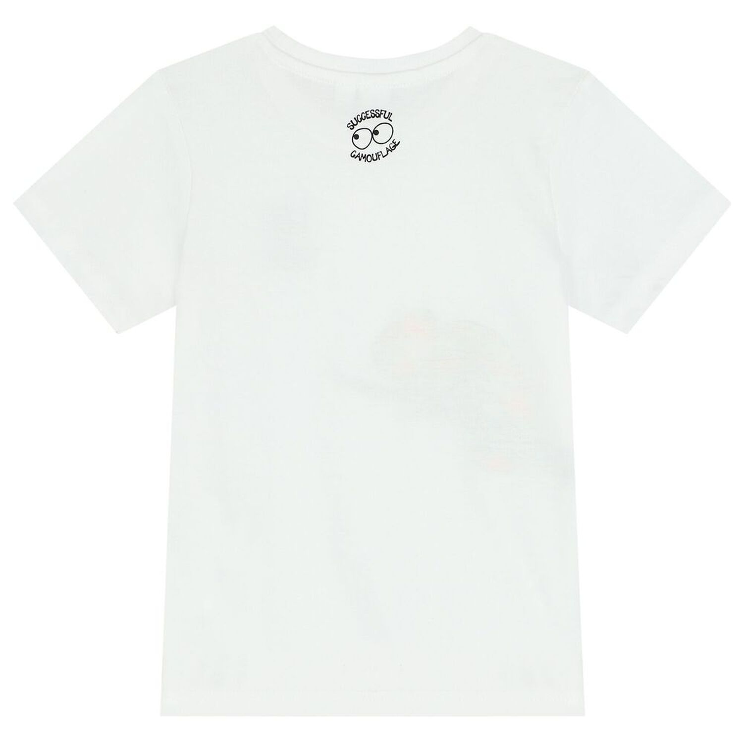 Boys White Chameleon T-Shirt, 1, hi-res