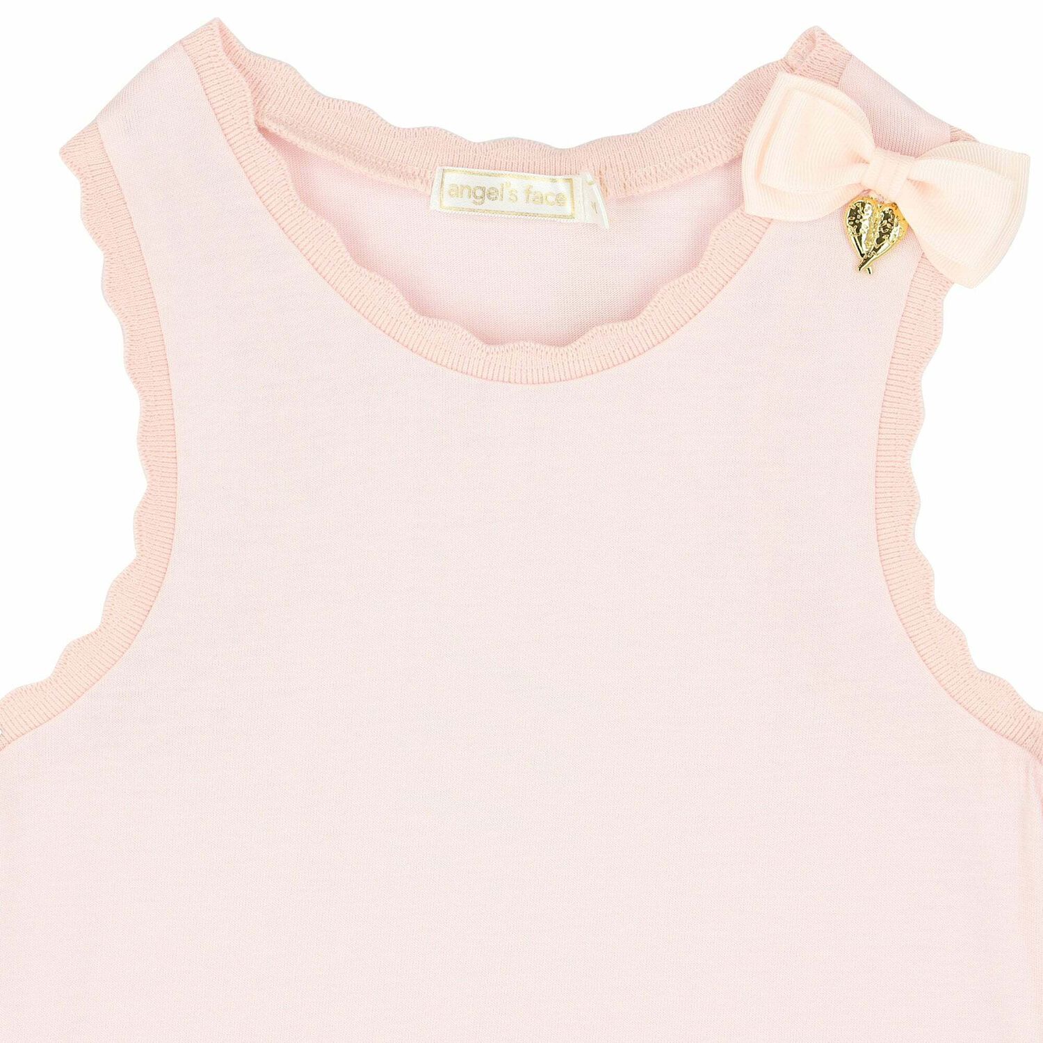 Girls Pink Sleeveless Top, 1, hi-res image number null