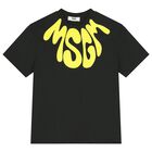 تيشيرت بشعار باللون الأسود, 2, hi-res