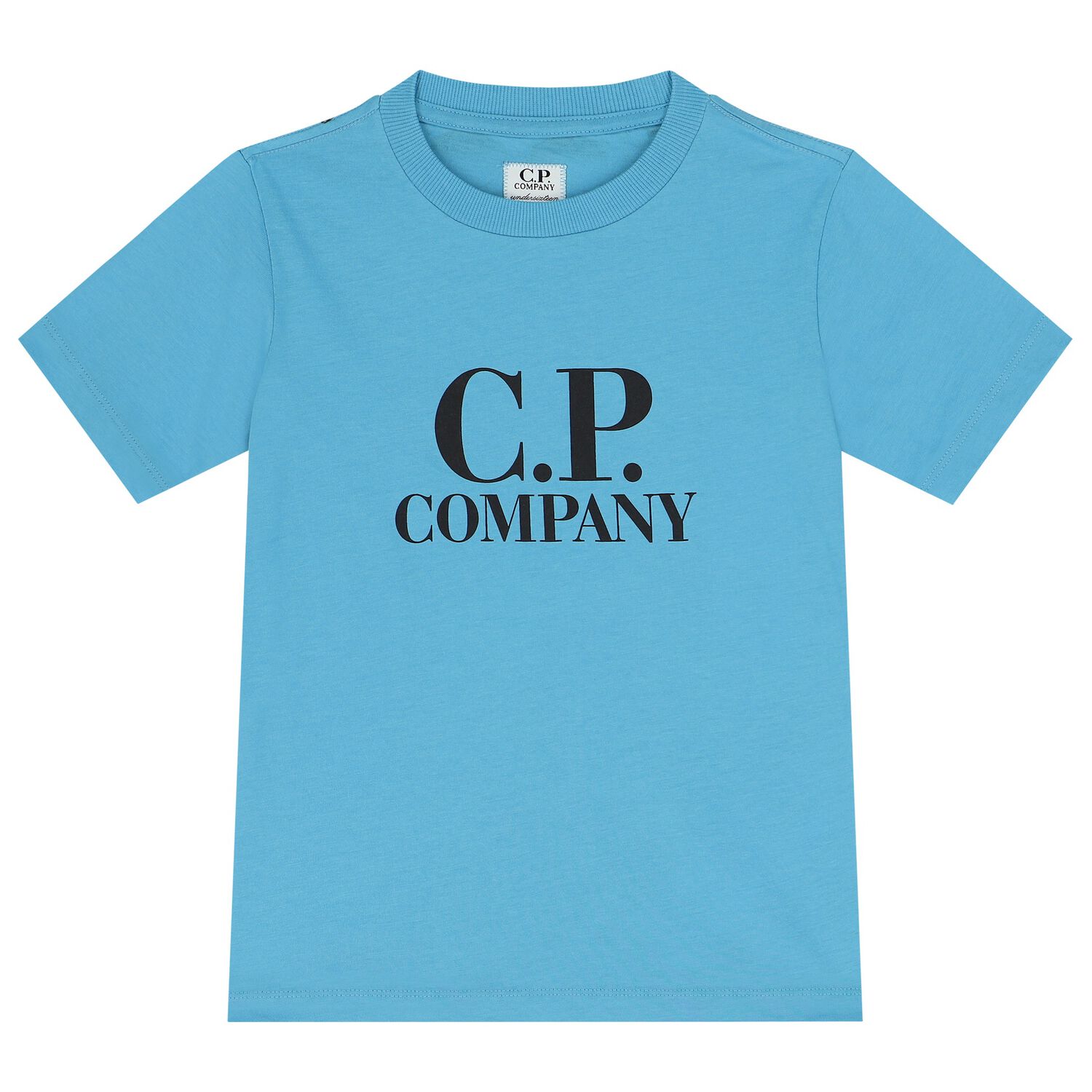 تيشيرت أولاد بالشعار باللون الأزرق, 3, hi-res image number null