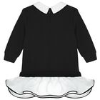 Younger Girls Black & White Ikonik Choupette Dress, 1, hi-res